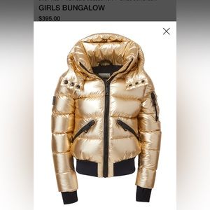 Gold Sam Puffer Jacket Size Small ski jacket